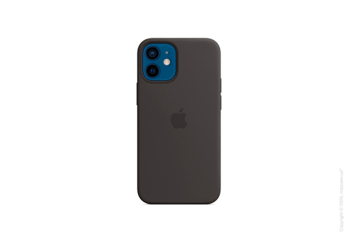 Чехол iPhone 12 mini Silicone Case with MagSafe - Black Copy