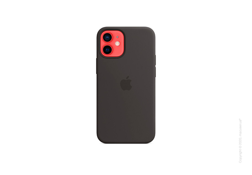 Чехол iPhone 12 mini Silicone Case with MagSafe - Black Copy