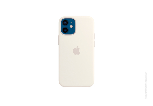 Чехол iPhone 12 | 12 Pro Silicone Case with MagSafe - White Copy