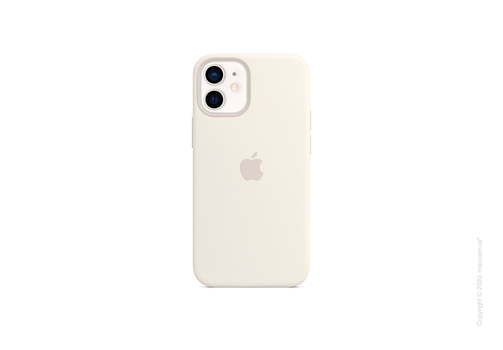 Чехол iPhone 12 | 12 Pro Silicone Case with MagSafe - White Copy