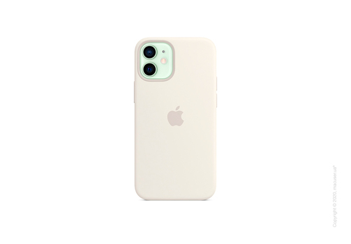 Чехол iPhone 12 | 12 Pro Silicone Case with MagSafe - White Copy