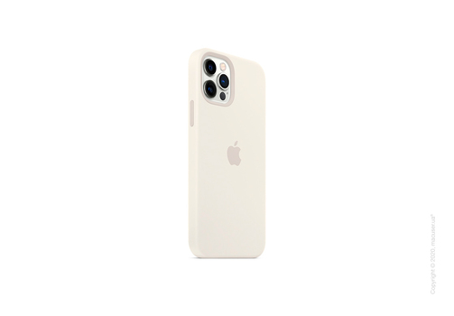 Чехол iPhone 12 | 12 Pro Silicone Case with MagSafe - White Copy