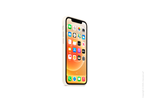 Чехол iPhone 12 | 12 Pro Silicone Case with MagSafe - White Copy
