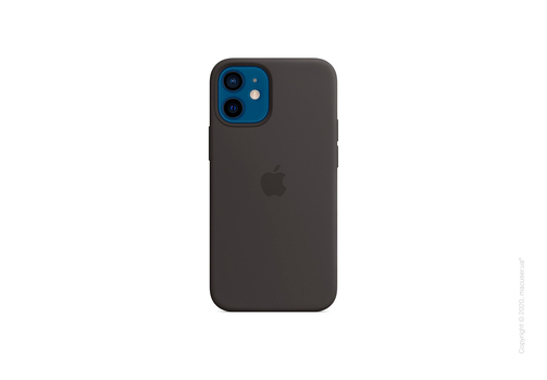 Чехол iPhone 12 | 12 Pro Silicone Case with MagSafe - Black Copy