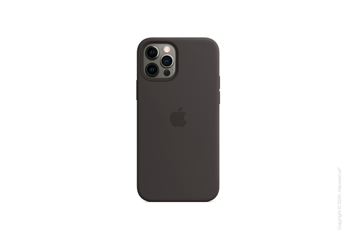 Чехол iPhone 12 | 12 Pro Silicone Case with MagSafe - Black Copy