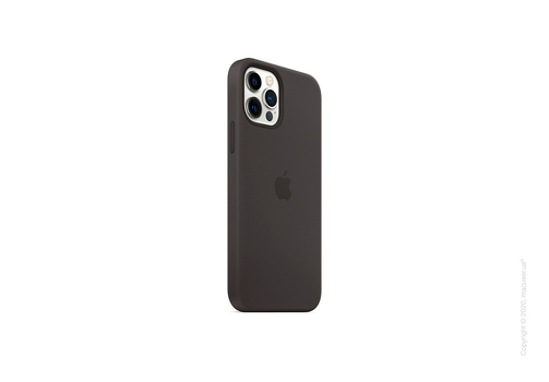 Чехол iPhone 12 | 12 Pro Silicone Case with MagSafe - Black Copy