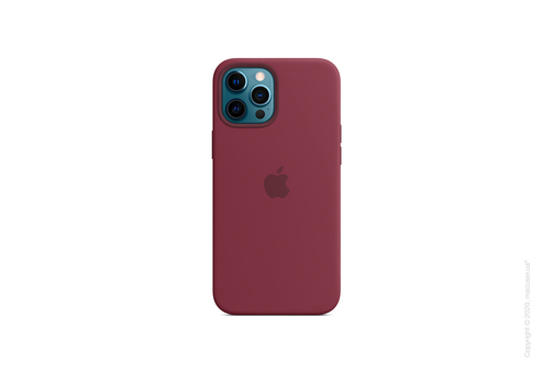 Чехол iPhone 12 Pro Max Silicone Case with MagSafe - Plum Copy