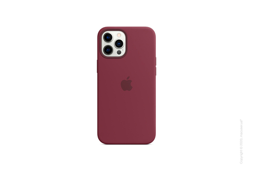 Чехол iPhone 12 Pro Max Silicone Case with MagSafe - Plum Copy
