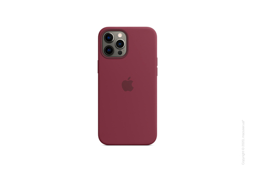 Чехол iPhone 12 Pro Max Silicone Case with MagSafe - Plum Copy