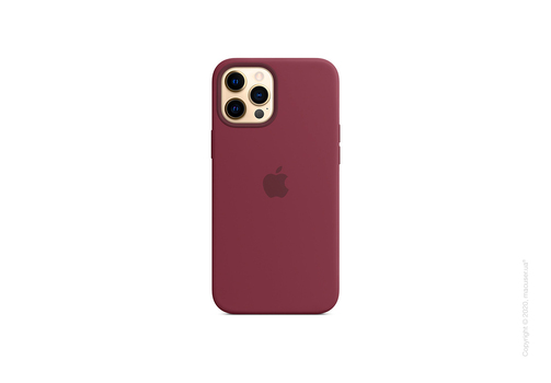 Чехол iPhone 12 Pro Max Silicone Case with MagSafe - Plum Copy