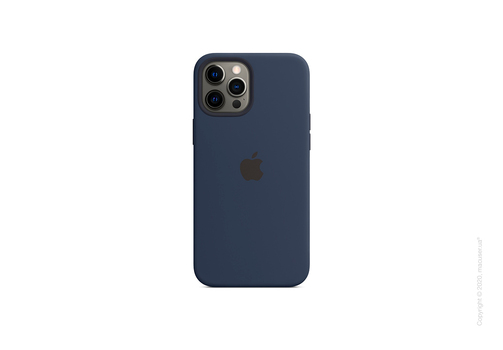 Чехол iPhone 12 Pro Max Silicone Case with MagSafe - Deep Navy Copy