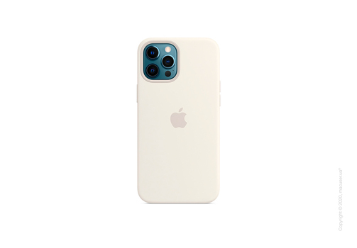 Чехол iPhone 12 Pro Max Silicone Case with MagSafe - White Copy
