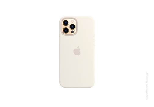 Чехол iPhone 12 Pro Max Silicone Case with MagSafe - White Copy