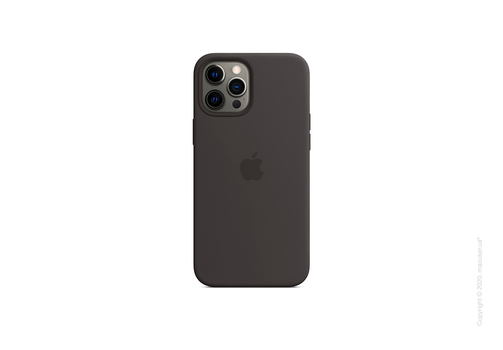 Чехол iPhone 12 Pro Max Silicone Case with MagSafe - Black Copy