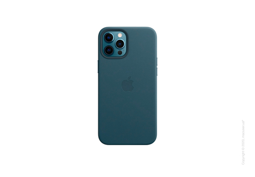 iPhone 12 Pro Max Leather Case with MagSafe - Baltic Blue Copy