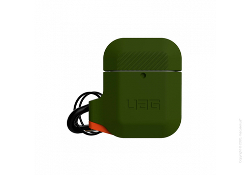 Чехол UAG Silicone для Airpods Olive Drab/Orange