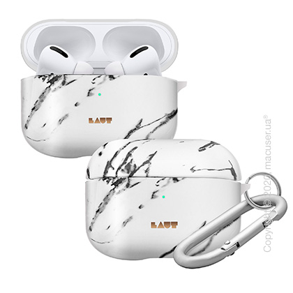 Чехол Laut HUEX ELEMENTS для AirPods Pro Marble White