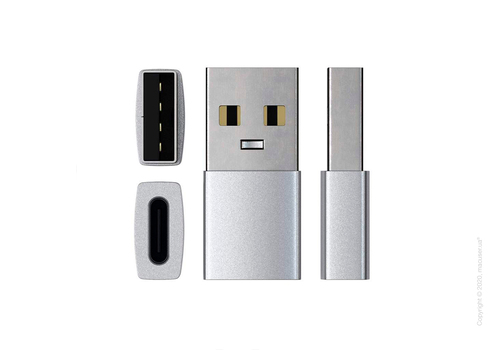 Адаптер Satechi Type-A to Type-C Adapter Silver