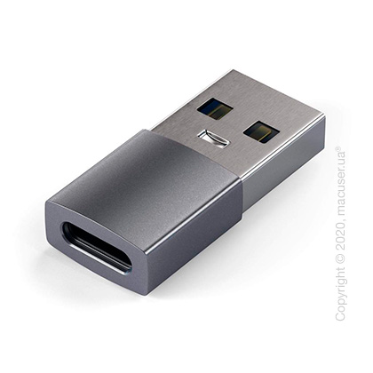 Адаптер Satechi Type-A to Type-C Adapter Space Gray