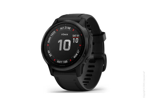 Спортивные часы Garmin Fenix 6S Black with Black Band