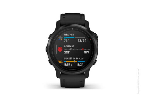 Спортивные часы Garmin Fenix 6S Black with Black Band