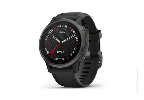 Спортивные часы Garmin Fenix 6S Carbon Gray DLC with Black Band