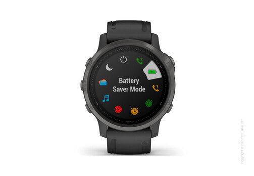 Спортивные часы Garmin Fenix 6S Carbon Gray DLC with Black Band