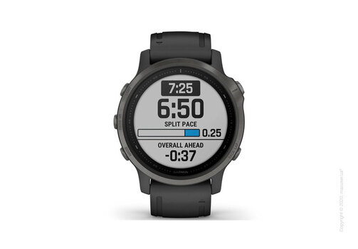 Спортивные часы Garmin Fenix 6S Carbon Gray DLC with Black Band