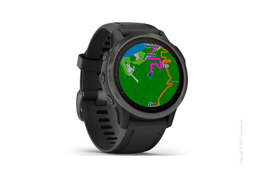 Спортивные часы Garmin Fenix 6S Carbon Gray DLC with Black Band