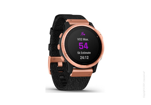 Спортивные часы Garmin Fenix 6S Rose Gold-tone with Heathered Black Nylon Band