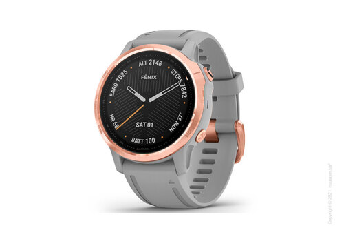 Спортивные часы Garmin Fenix 6S Rose Gold-tone with Powder Gray Band