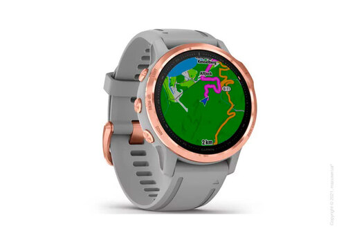 Спортивные часы Garmin Fenix 6S Rose Gold-tone with Powder Gray Band