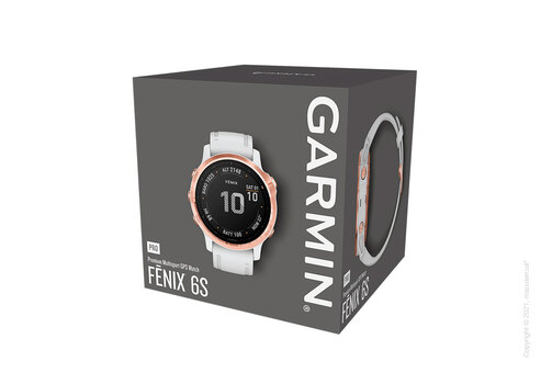 Спортивные часы Garmin Fenix 6S Rose Gold-tone with White Band