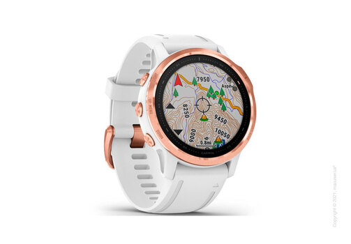 Спортивные часы Garmin Fenix 6S Rose Gold-tone with White Band