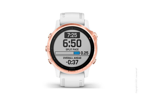 Спортивные часы Garmin Fenix 6S Rose Gold-tone with White Band