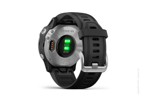 Спортивные часы Garmin Fenix 6S Silver with Black Band