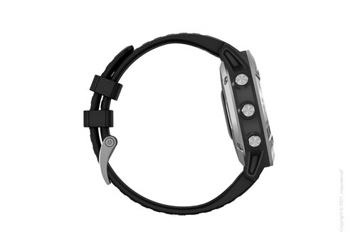 Спортивные часы Garmin Fenix 6 Silver with Black Band