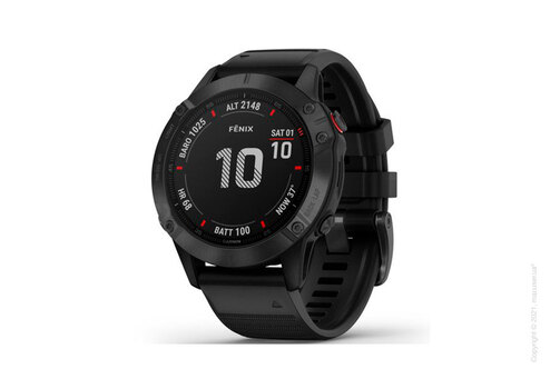 Спортивные часы Garmin Fenix 6 Black with Black Band