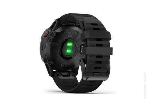 Спортивные часы Garmin Fenix 6 Black with Black Band