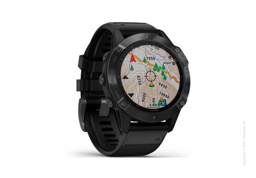Спортивные часы Garmin Fenix 6 Black with Black Band