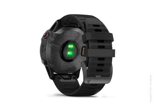 Спортивные часы Garmin Fenix 6 Carbon Gray DLC with Black Band