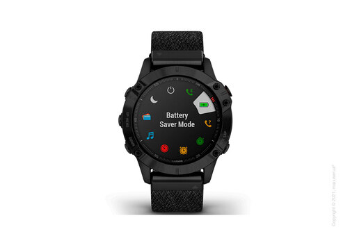 Спортивные часы Garmin Fenix 6 Black DLC with Heathered Black Nylon Band