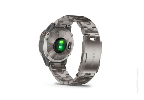 Спортивные часы Garmin Fenix 6 Titanium with Vented Titanium Bracelet