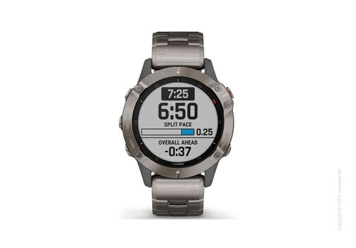Спортивные часы Garmin Fenix 6 Titanium with Vented Titanium Bracelet