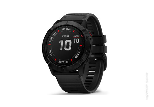 Спортивные часы Garmin Fenix 6X Black with Black Band