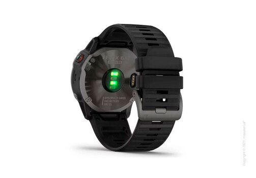 Спортивные часы Garmin Fenix 6X Carbon Gray DLC with Black Band