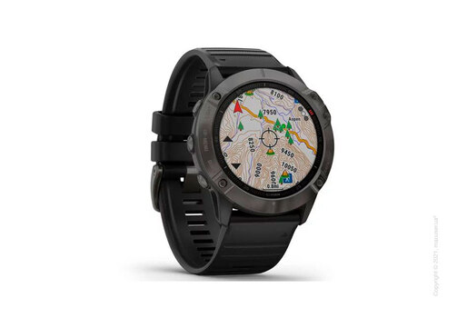 Спортивные часы Garmin Fenix 6X Carbon Gray DLC with Black Band