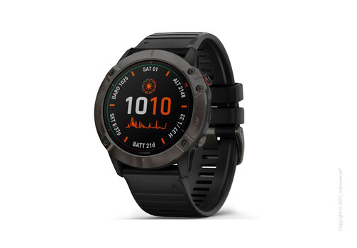 Спортивные часы Garmin Fenix 6X Pro Solar Titanium Carbon Gray DLC
