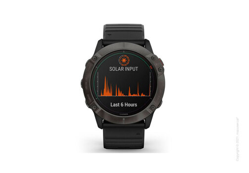 Спортивные часы Garmin Fenix 6X Pro Solar Titanium Carbon Gray DLC