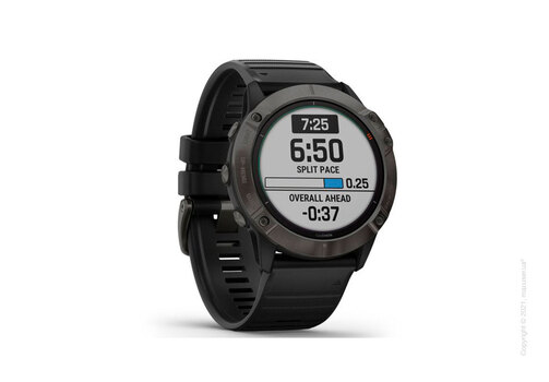 Спортивные часы Garmin Fenix 6X Pro Solar Titanium Carbon Gray DLC
